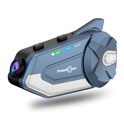 FreedConn R1 Pro 2K Motorcycle Camera Bluetooth5.0 WIFI Helmet Communication System